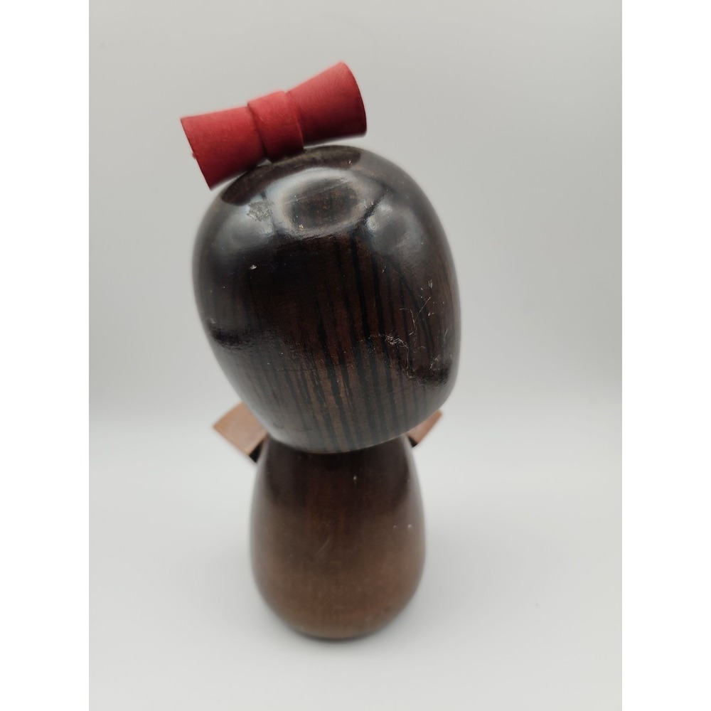 RESERVED Vintage Kokeshi Doll Collectible. Japanese Folk Art. 5.5" Stamped - Picture 3 of 8